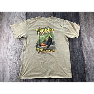 NEW Until Tomorrow Bear Large Tan Dad Shirt Large 306 GRT Southern